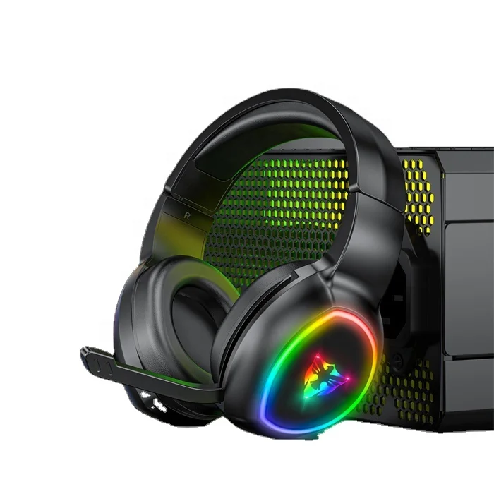 OEM G2 Super comfortable hot-selling wired noise-cancelling luminous gaming headset with microphone