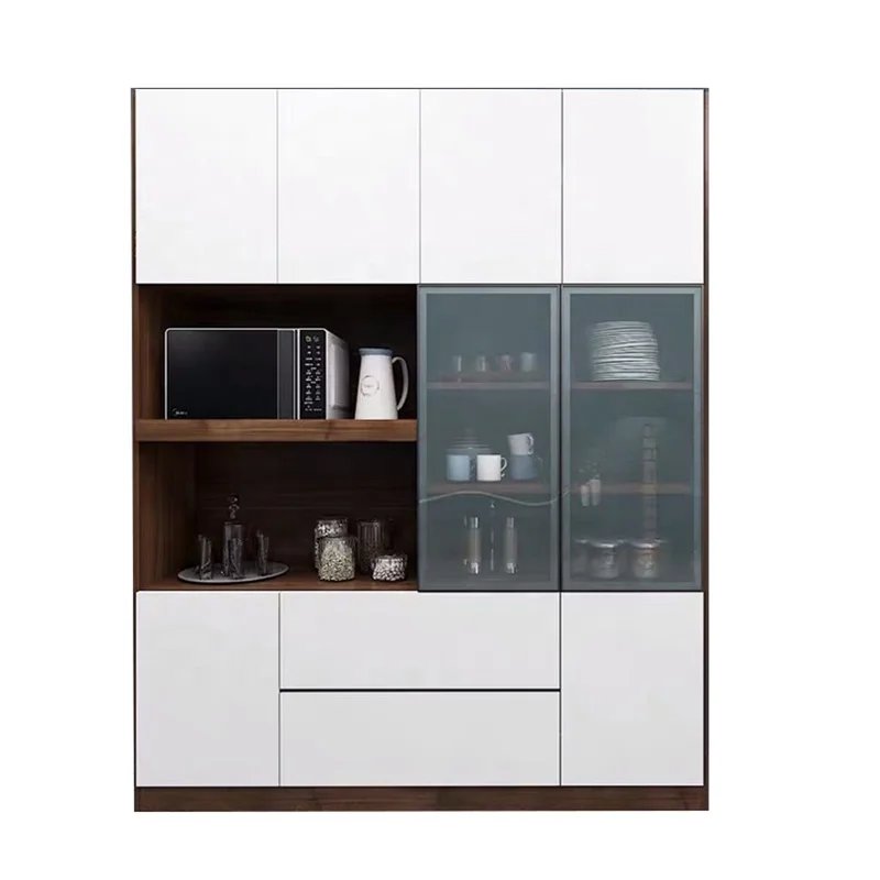Luxury Wood Tall Cabinet Wooden Furniture Home Decor Storage Cabinets with Doors and Drawer