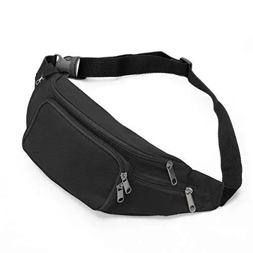 Custom Logo Lightweight Portable Fanny Pack Ladies Sports Bum Bag Waterproof Running Waist Bag Men