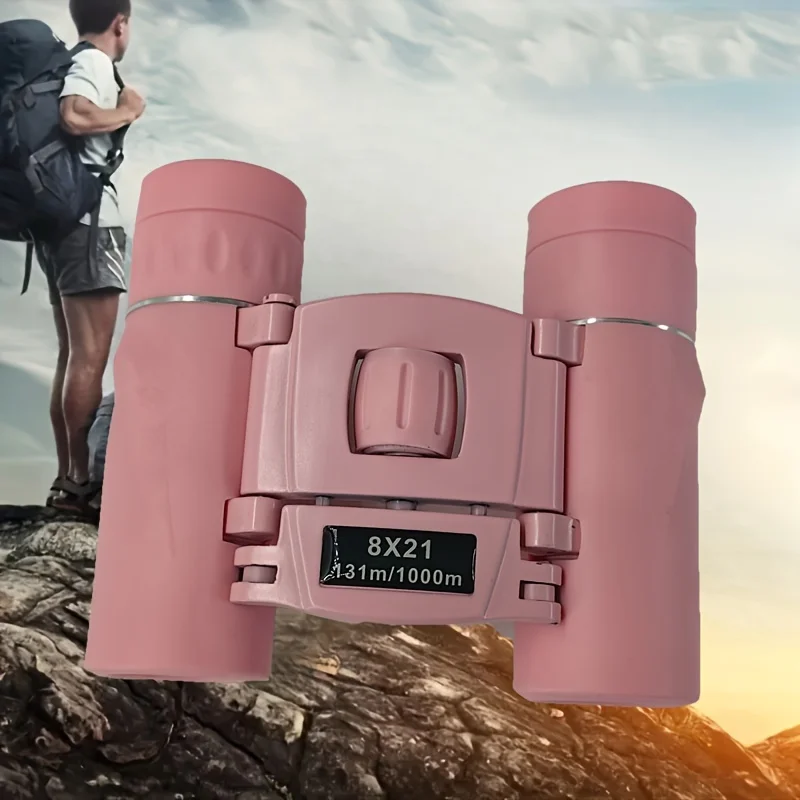 Компактный 8x21 HD бинокль дальнего действия 2000 м складной дизайн с BAK4 & FMC оптикой для охоты спорта кемпинга и путешествий