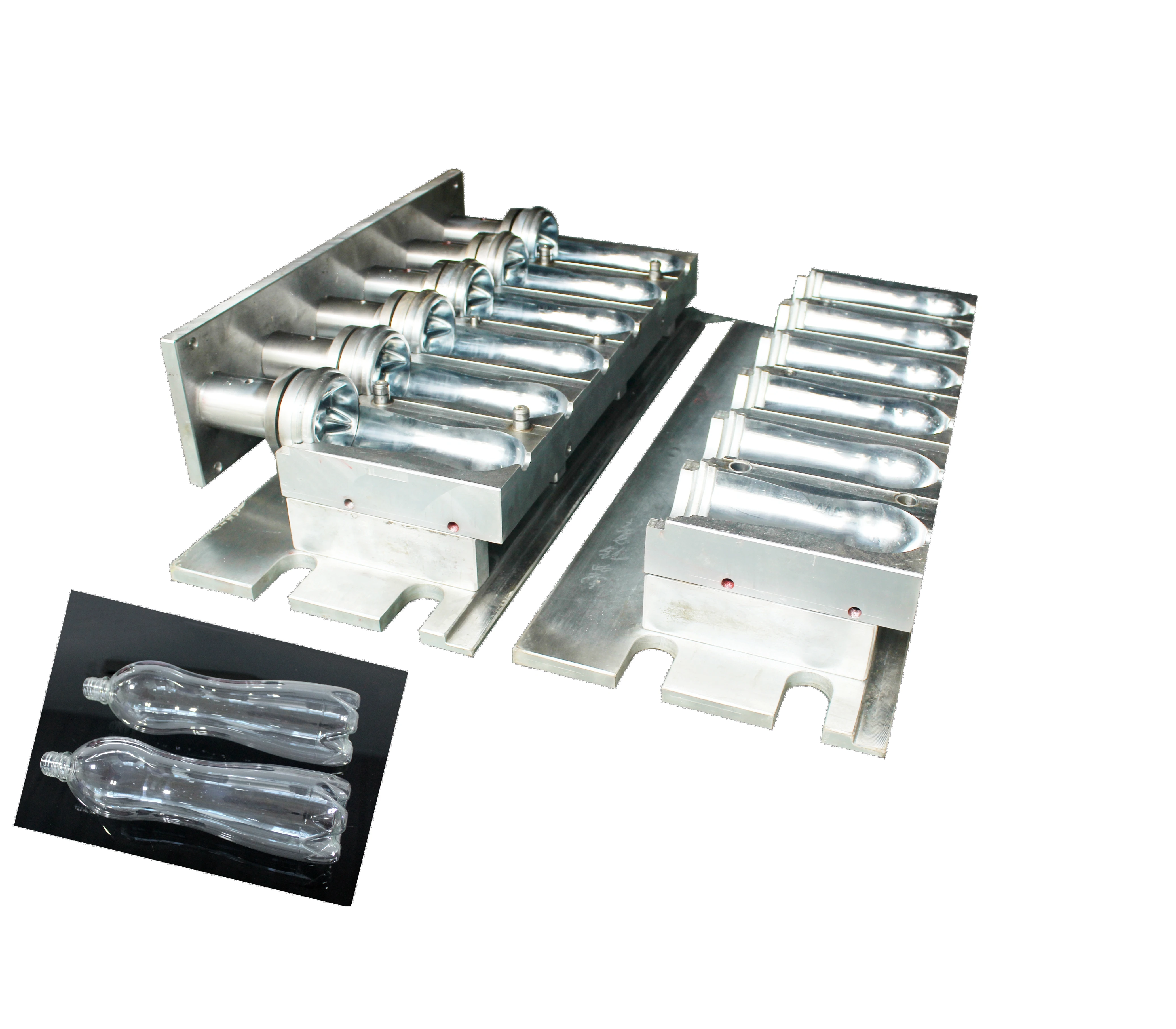 6 cavity High Speed Blowing Pet Bottle Mould For 500ml Oil Water Bottle