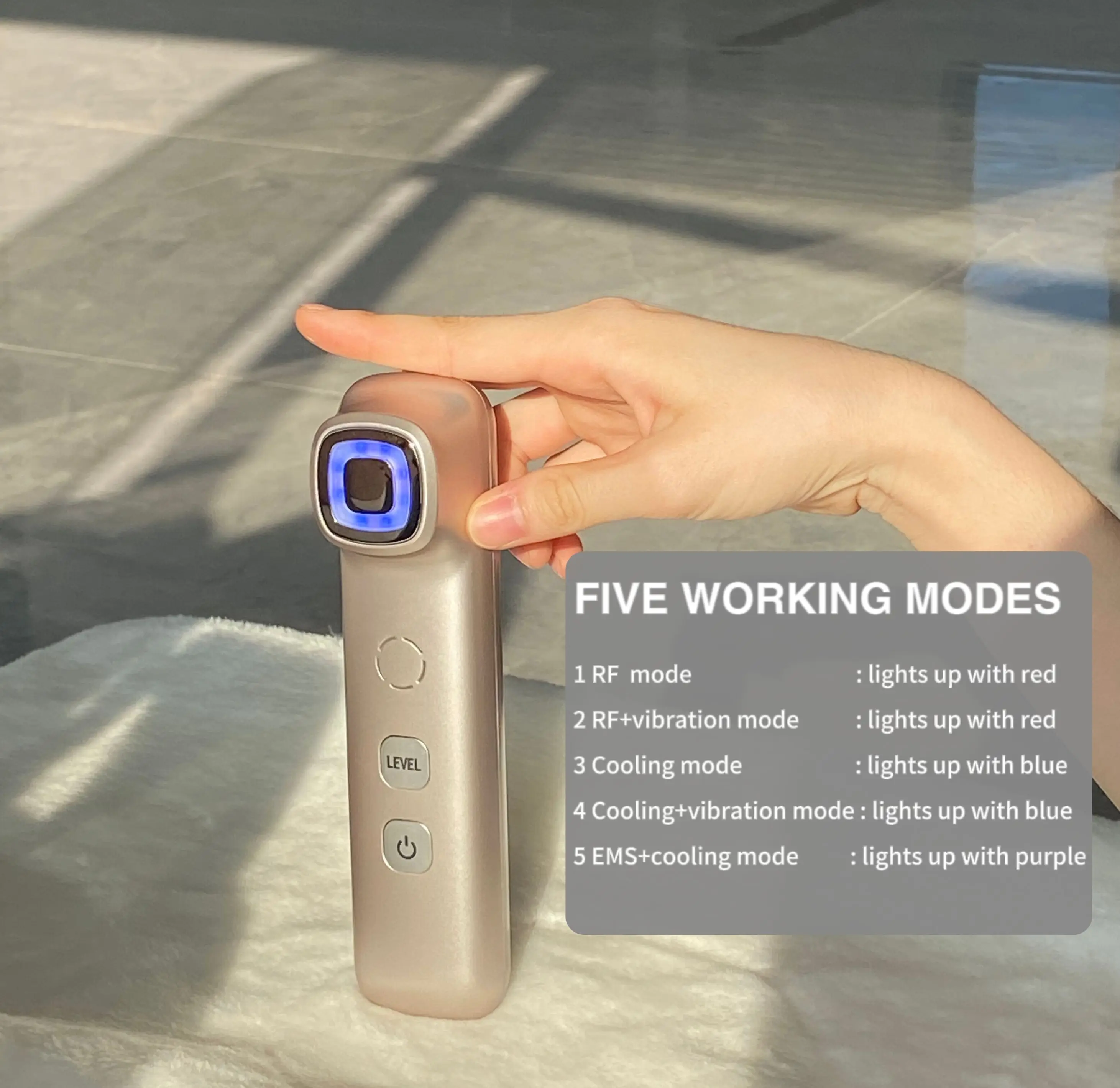 RF beauty instrument RF plastic surgery machine anti-aging instrument newa rf wrinkle reduction device wireless