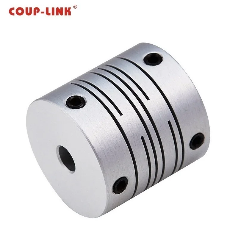 Factory Supply Flexible Rotary Encoder One Piece Struecture Spiral Cut Design Helical Shaft Coupling