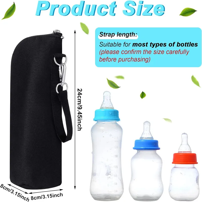 Baby Bottle Cooler Tote Bags, Insulated Breast milk Cooler Bag, Nursing Bottle Cooler Warmer Bag for Nursing Mom Daycare Travel.