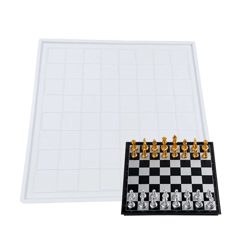 Cheap Silicone Mold For Resin International Chess Shape Silicone Resin DIY Clay Epoxy Resin Pendant Molds For Jewelry/