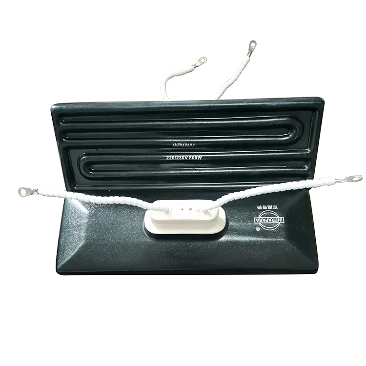High Heating Efficient Ceramic Flat Infrared Heaters for Thermoforming