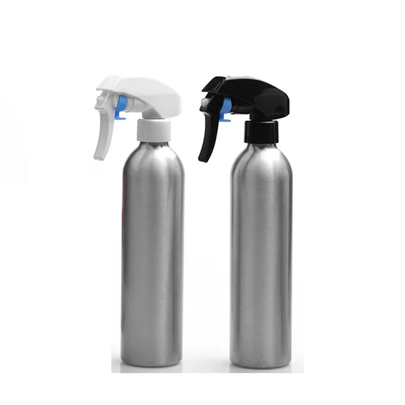 Refillable perfume plastic trigger paint aluminum spray bottle/hair salon water mist pressured pump fine mist cosmetic aluminum