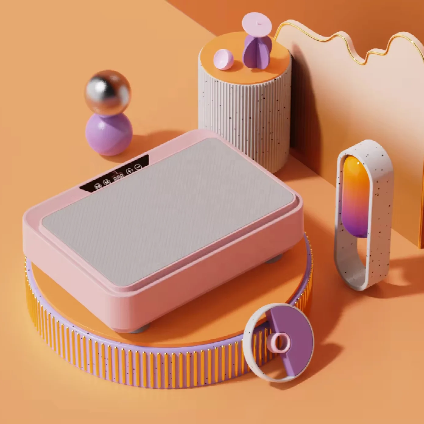 New Vertical Vibration Plate Whole Body Vibration Platform Exercise Machine