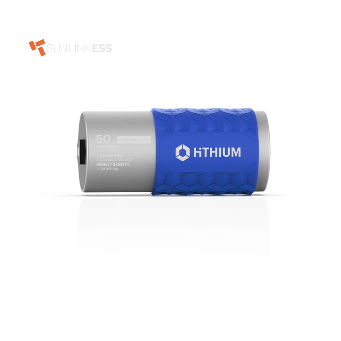 Hithium BESS Cell 3.2V 50Ah Cylindrical battery LFP cell with high cyclic lifetime 8000 Cycles