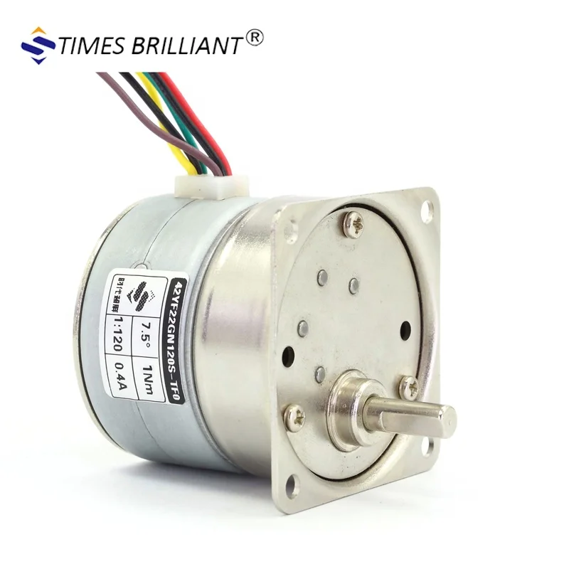 china ratio 1:120 low speed high troque 1Nm 12V reduction motor Nema17 Permanent magnet geared stepper motor