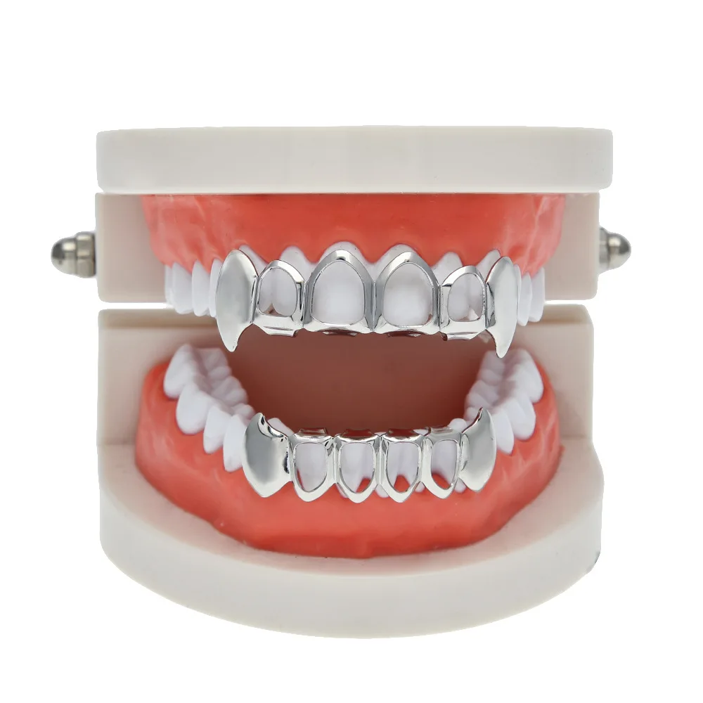 Зубные драгоценные камни ювелирные изделия зубы Grillz,grillz Зубы Плесень, grillz золотые зубы хип-хоп мода Grillz украшения модные унисекс циркон медь