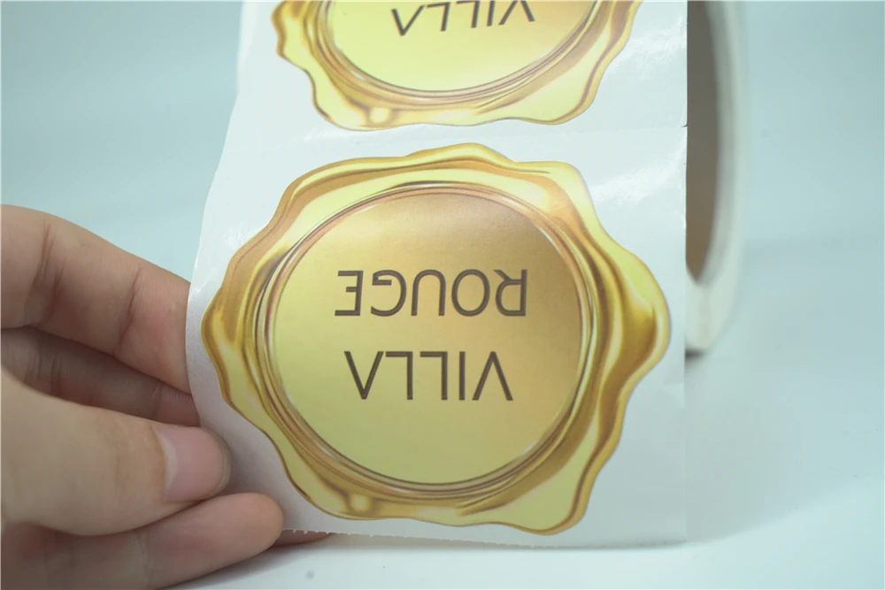 Пользовательский принт рулон Водонепроницаемая синтетическая бумага самоклеящееся жидкое дезинфицирующее средство для рук флакон этикетка