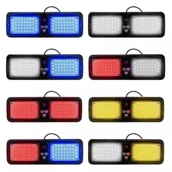 12 Flash Modes Hazard Car Sun Visor Shield Panel Lamp 12V 86 LED Vehicle Strobe Light Auto Flash Warning Lights