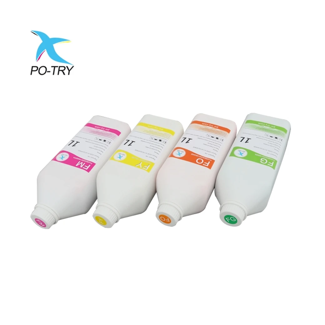 PO-TRY 1000ml Factory Supply Waterproof Heat Transfer Premium Fluorescent Ink DTF for L805 L1800
