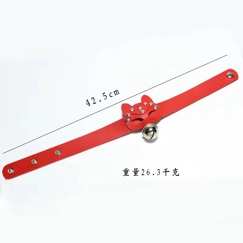 hot sale Dance Club Leather Harness Sexy Belt Fetish Punk Gothic Body Bondage Fashion punk personality cat head collar necklace