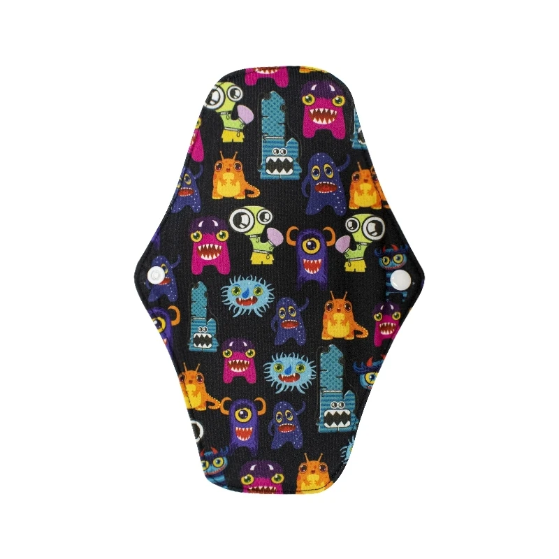 Low Price Wholesales Reusable Cloth Menstrual Pad Female Bamboo Charcoal Sanitary Pads