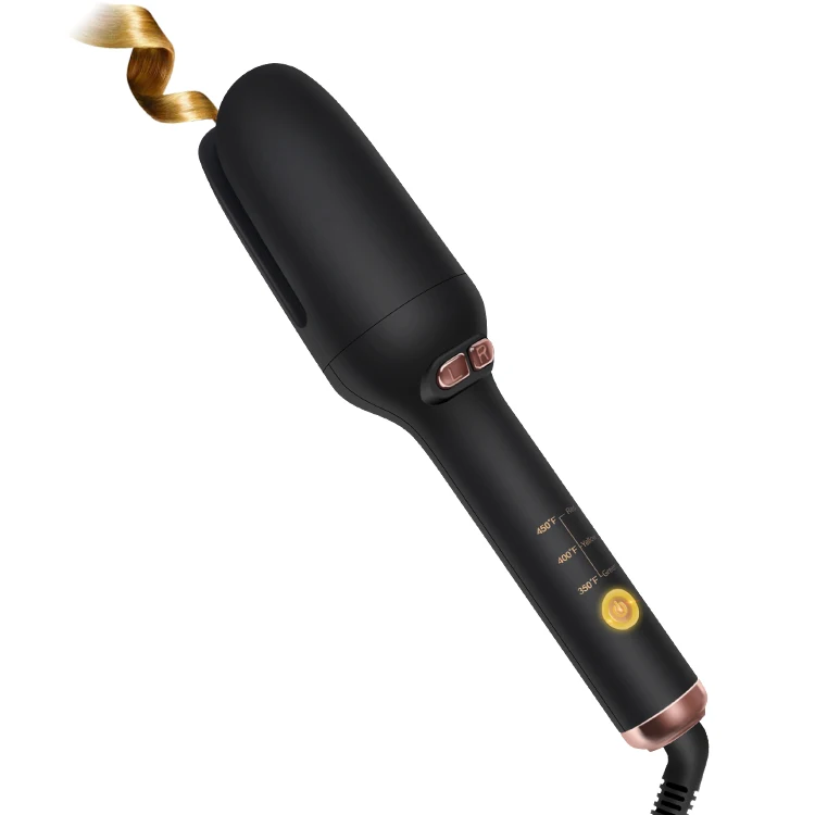 Automatic Ceramic Rotating Hair Curler Professional  Curl Ceramic Rotating Curler with Digital Display