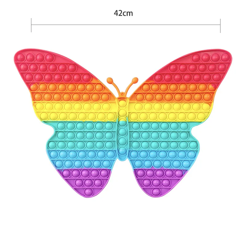 Factory Direct Supply Rainbow Cloud Anti Stress Sensory Fidget Bubble Baby Educational Toys bag