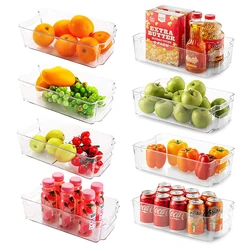 High Quality Set of 8 Refrigerator Storage Box Food Storage Container Refrigerator Storage Bins for Kitchen Pantry Organizer