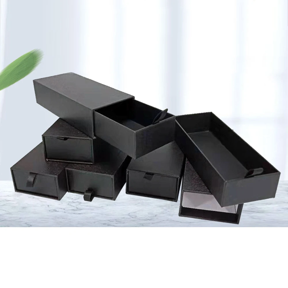 Paper Box Case Sunglasses Eyeglasses Cheap Sun Glasses Package Black Holder Custom Logo