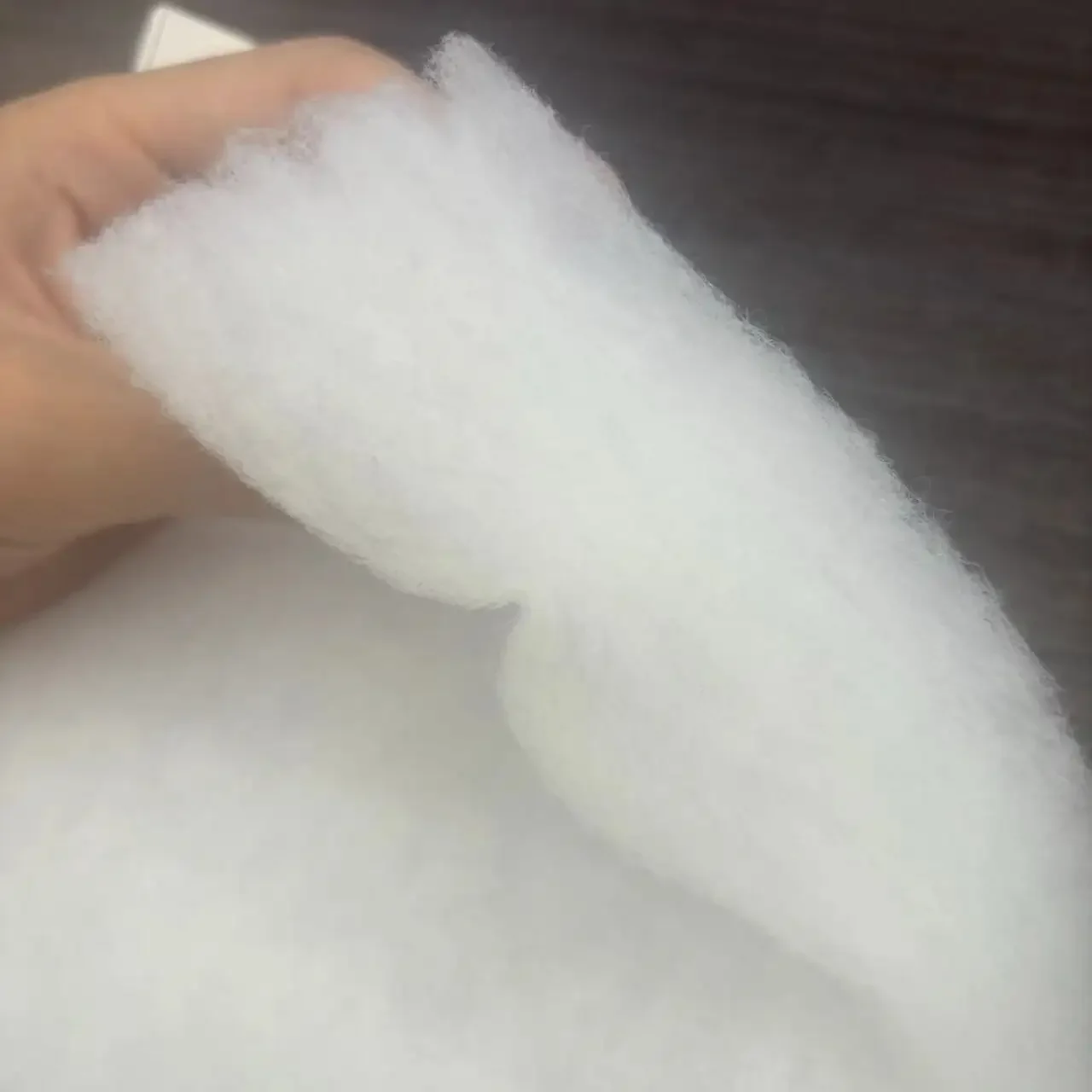 Hight Quality Soft Dacron Fiber Polyester PET Wadding Fabric Padding For Quilt