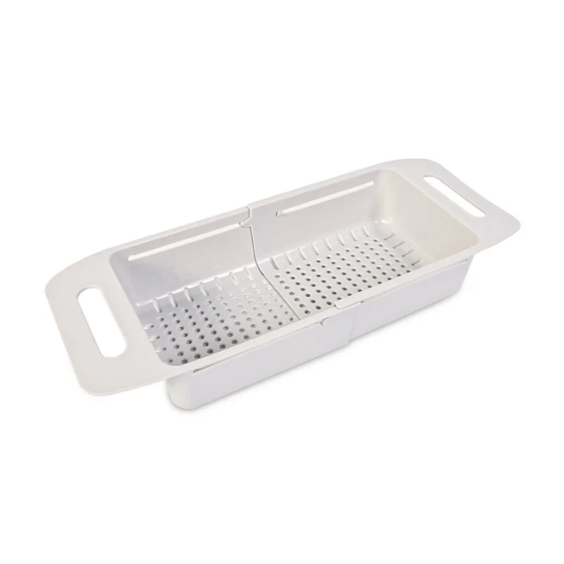 2022 hot selling cheap plastic kitchen dish wash drain basket adjustable
