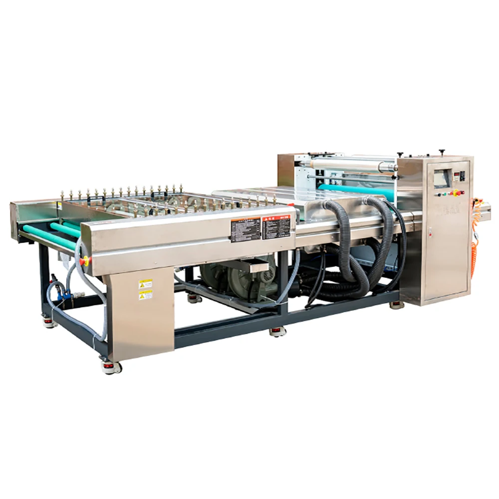 MR.Film smart glass laminating machine PLC Control stone film Coating Machine for Hollow Glass