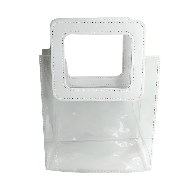 INS gift bag transparent bag waterproof women handbag transparent PVC cosmetic bag