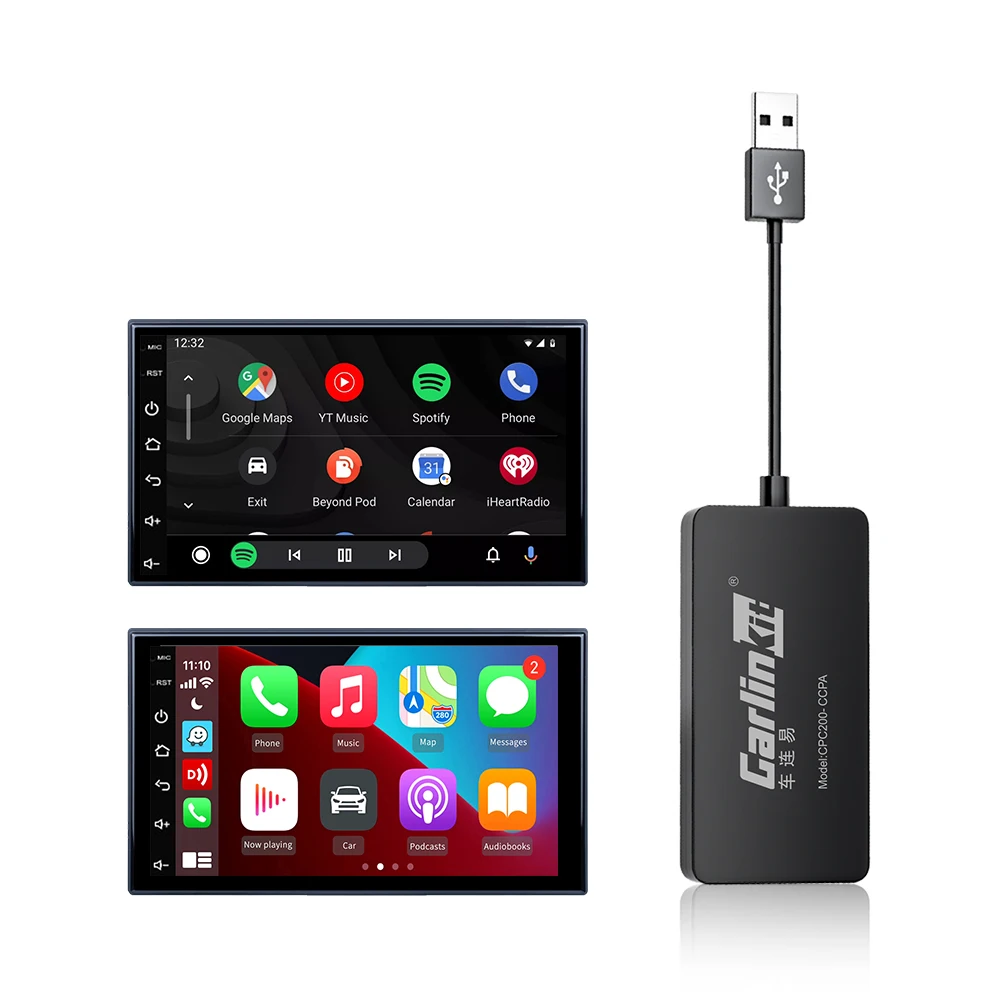 Carlinkit Aftermarket Android Auto Car Screen Mirrorlink Smart Ai Box Wireless Carplay Support More Apps Usb Plug And Play