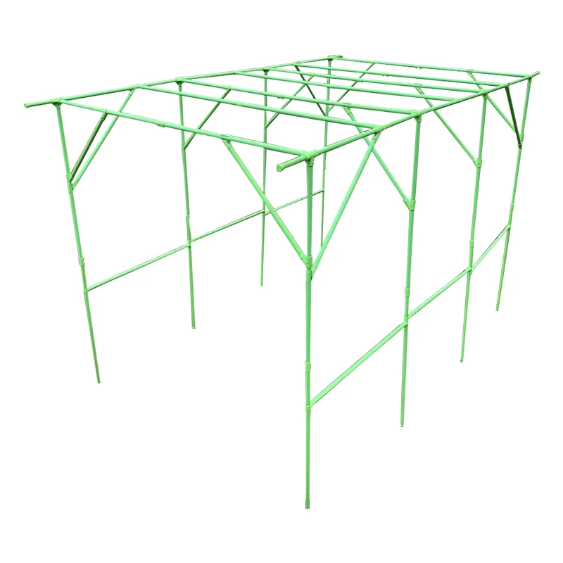 PE-Coated Metal Pipes Fruit Cage Garden Courtyard Grape Vine Trellis