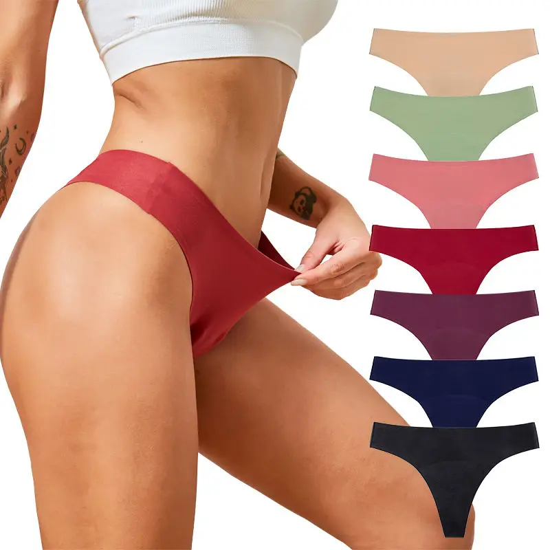 Wholesale Women Menstrual Panties Four Layer Leakproof Sexy Thong Physiological Undies Period Underwear G-string