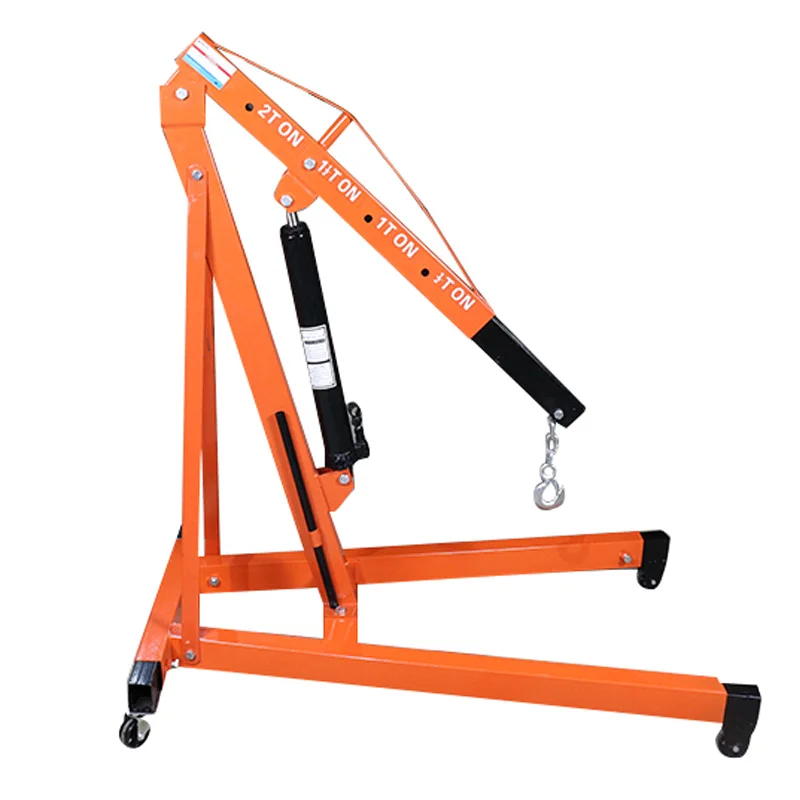 workshop hydraulic shop crane 1ton engine crane in stock