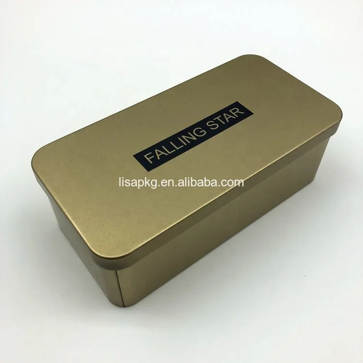 Custom Printed Packaging Wholesale Biscuit Gift Tin Box With Lid metal box custom