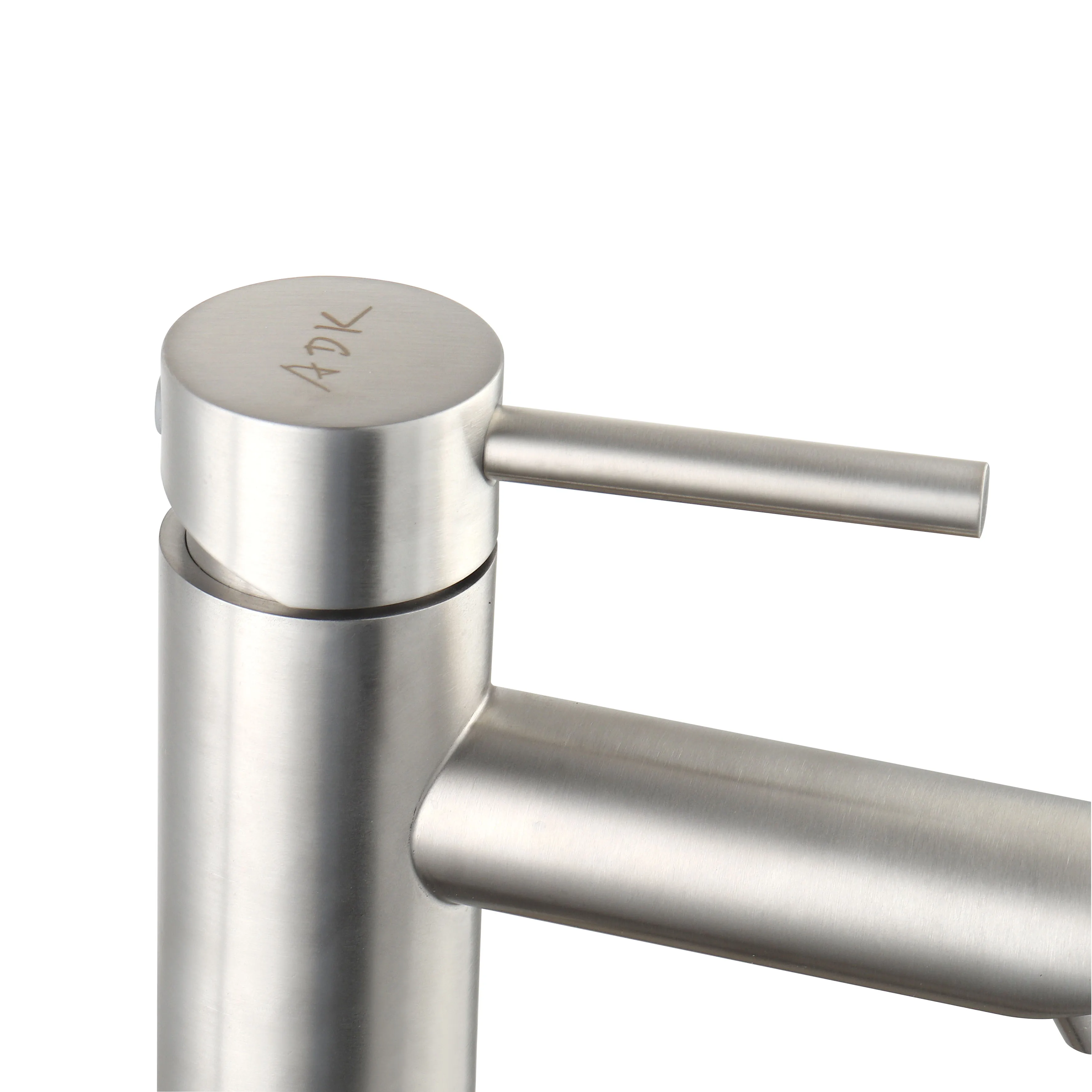 Easy fast install 35MM brushed nickel Deck mounted mixer Classic Lavatory Bathroom Basin Faucet