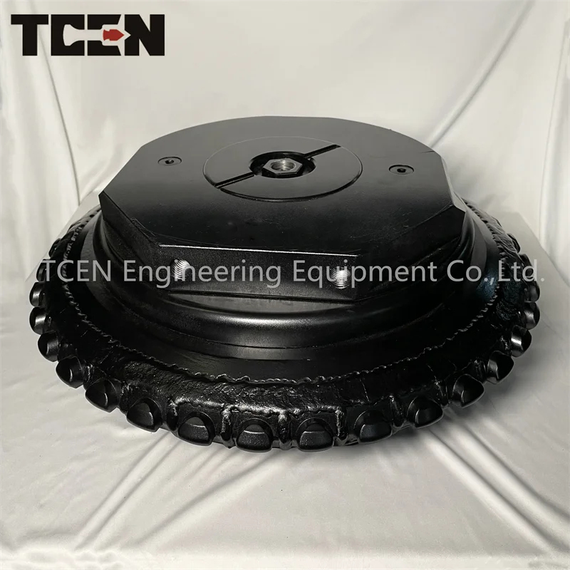 Tunnel boring machine shield driven disc cutter for underground construction