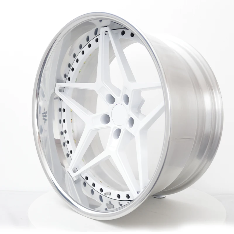 5hole ets35 19 20 21 22 inch two piece 5x114.3 5x112 5x120 rims for bbs mesh design alloy custom forged passenger car wheel rims