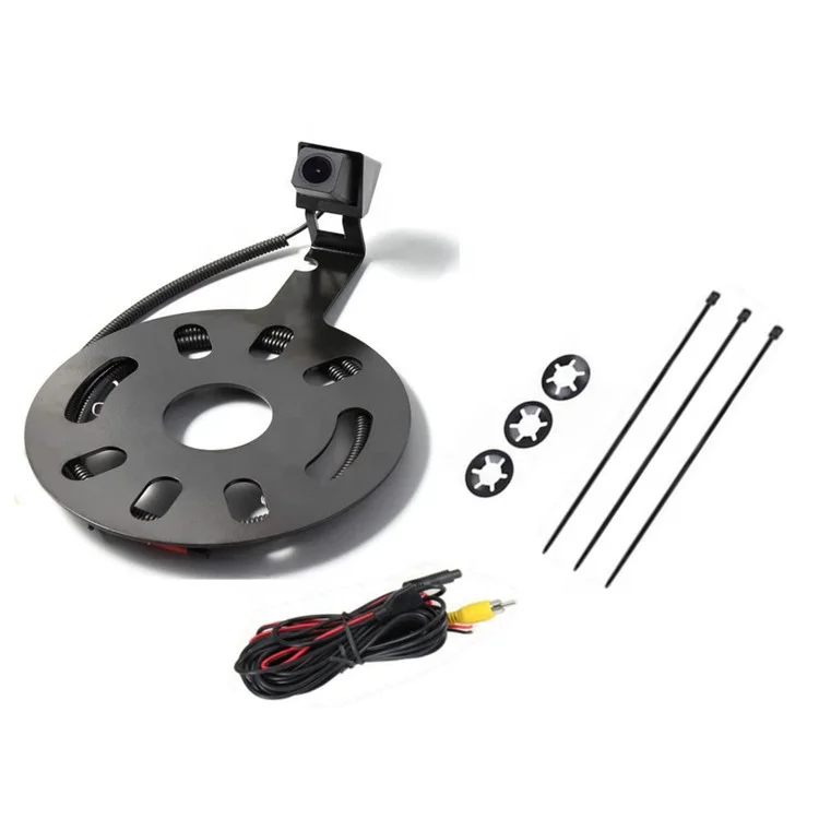 HD Waterproof Wheel Backup Car Rear View Camera Kit Mount with OEM Adapter use for Jeep Wrangler 2007-2018