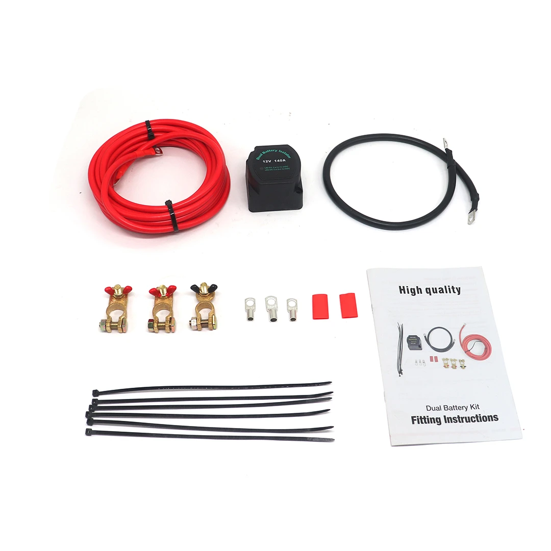 Brand New KeyLine Chargers 140 Amp Dual Battery Isolator Voltage Sensitive Relay Pro Kit ISO-PRO140