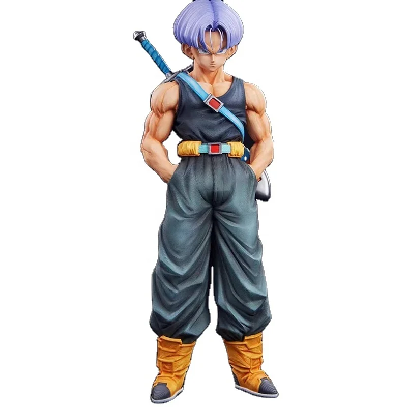 26cm DBZ Figures PVC Collection NEC Trunks Super Saiyan Future Torankusu Good Quality Anime Statue Model Toys