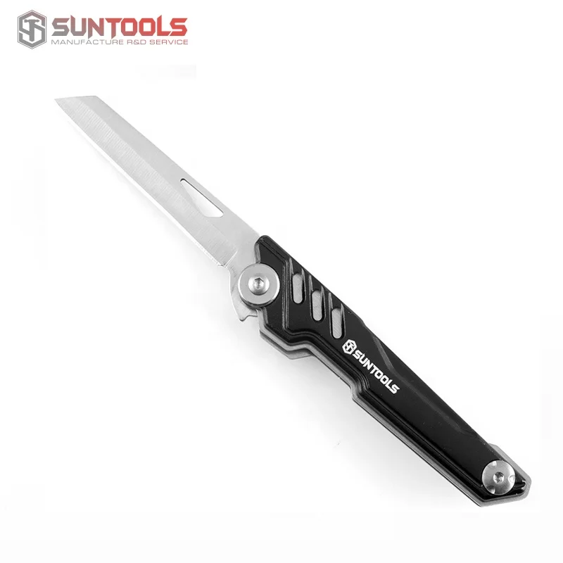 Hot sales Tactical Folding EDC knife Sharp knife Blades Portable Pocket Knife With black handle