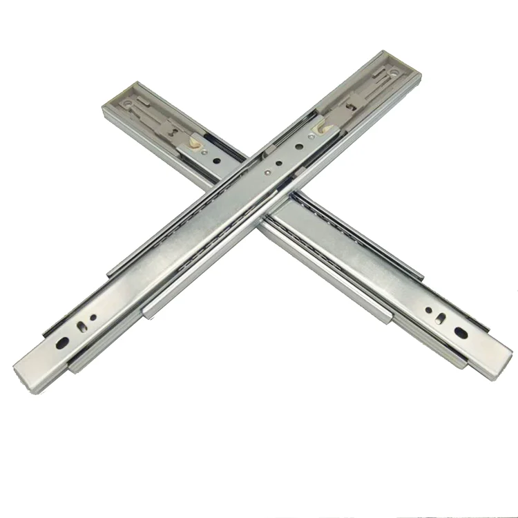 Cheap Soft Closing Center Mount Telescopic Channel Ball Bearing Drawer Slide Manufacture In China
