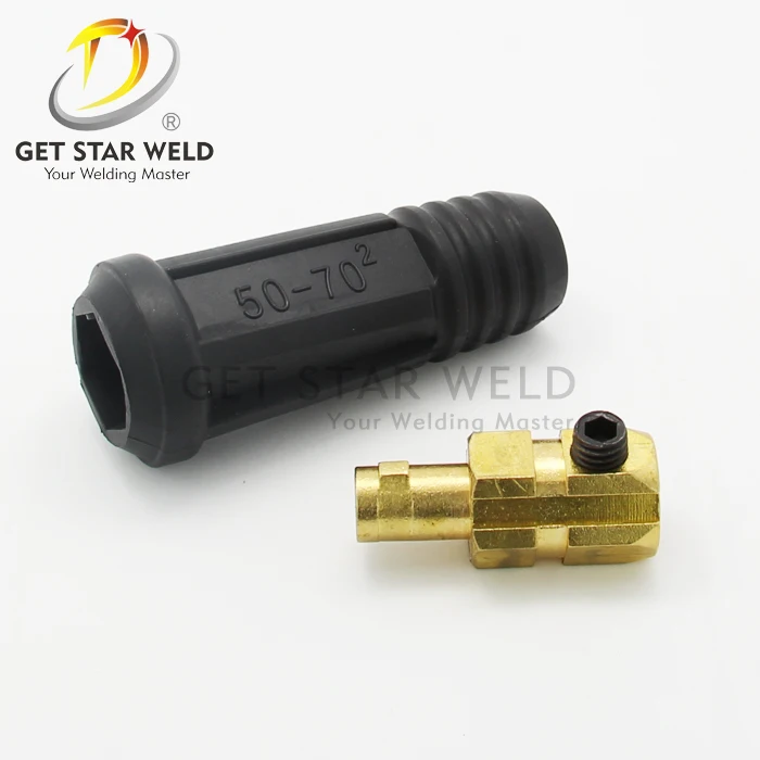 50-70mm euro welding cable connector welding torch plug