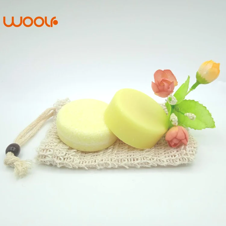 Wholesale OEM zero waste solid mango shampoo bar low moq boite shampoing a barre