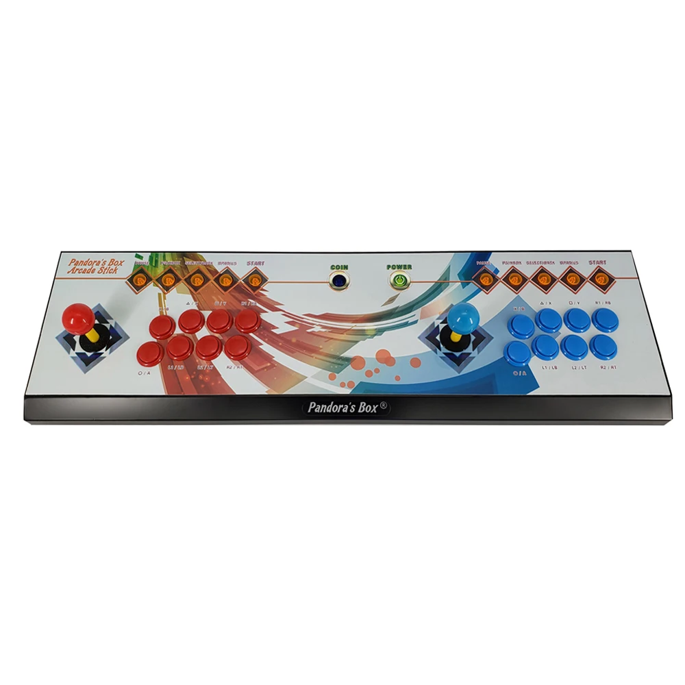Double joystick game controller with multi game 5000 in 1 arcade game board