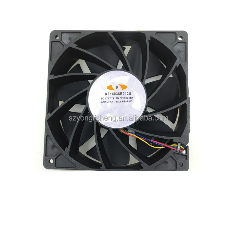 KZ14038B012U 12V 7.2A 7500RPM 14CM 14038 high power cooling fan