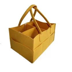 Maternal and infant supplies felt bag baby diaper baby bottle portable storage bag