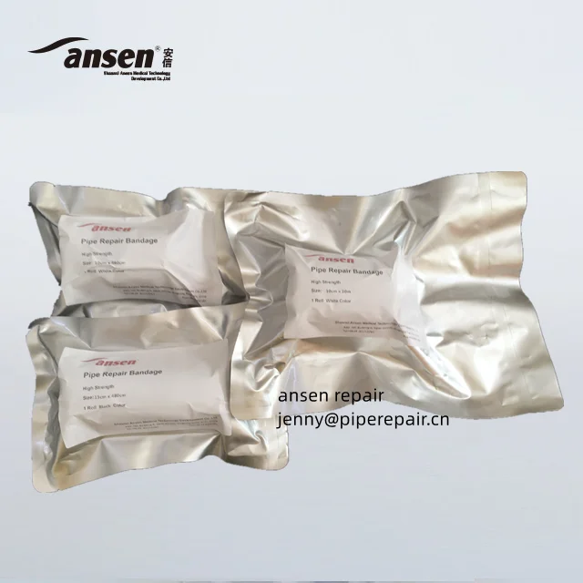 Super Strong PVC Leakage Repair Waterproof Sealing Tape Water Activated Fiberglass Wrap bandage
