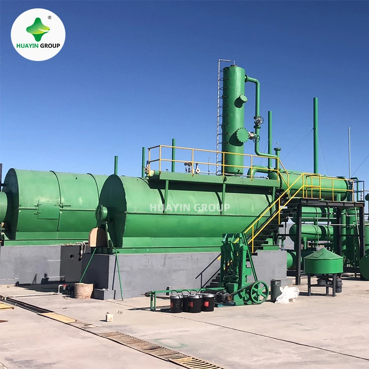 Waste oil to diesel recycling machine pyrolysis oil distillation plant