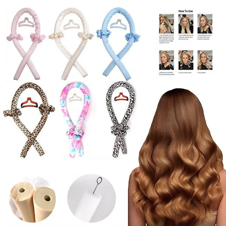 Щипцы для завивки без нагревательной губки, плойка без ощущений, для сна, для ленивых, для крупных волн, Плойка для женщин