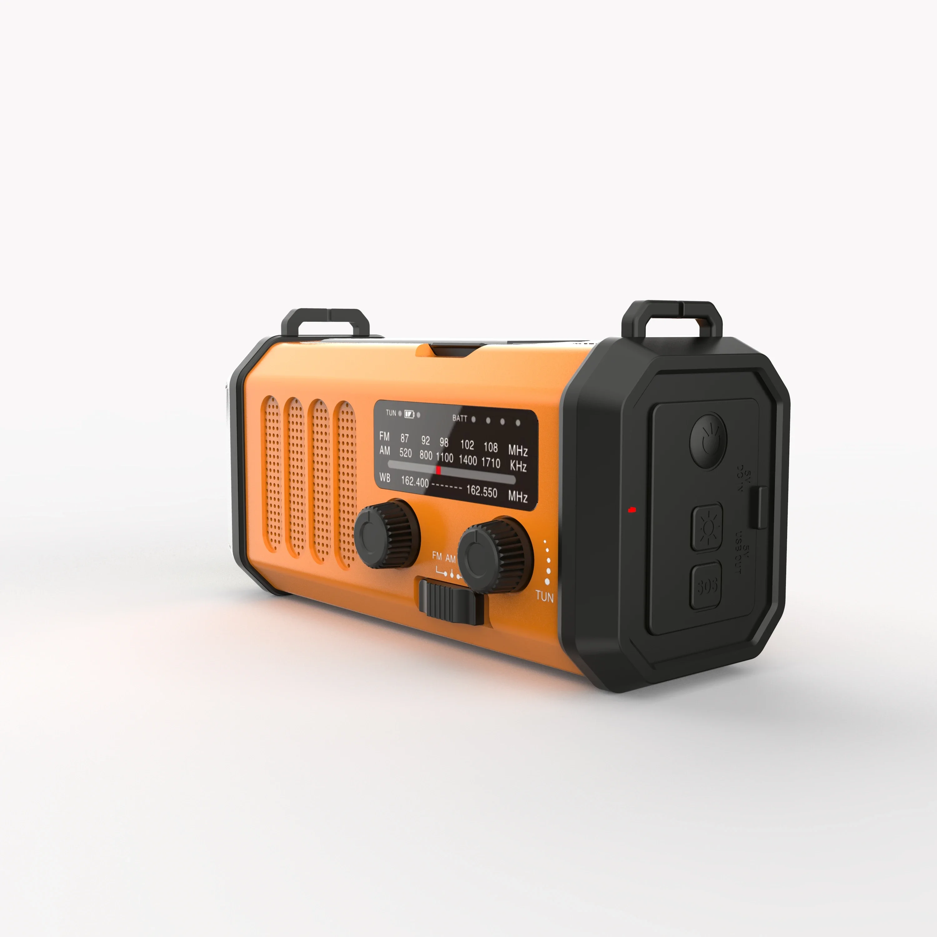 New Camping 10000mAh Solar Hand Crank dynamo AM FM NOAA Radio Emergency Portable Weather Radio with Reading Lamp